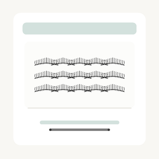 Natural Fishtail Lash Clusters - 120pcs