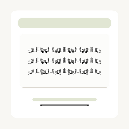 Self-Adhesive No-Glue Lash Clusters