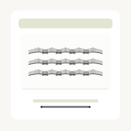 Women's Self Adhesive False Eyelashes Thick Glue Free
